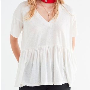 Urban Outfitters V-Neck Babydoll Tee